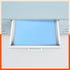 VIDA Multipurpose Translucent Texture Fridge Mats |Blue (45 cm X 30 cm 425 GSM)